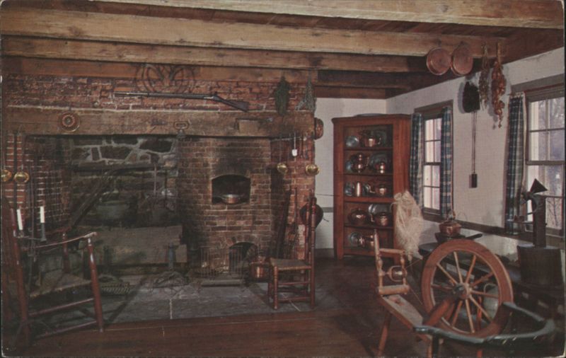 Ford Mansion Kitchen, Washington's Headquarters 1779-80 Morristown New Jersey