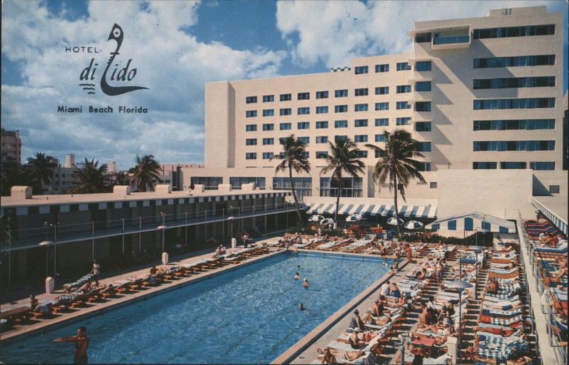 Hotel di Lido, Swimming Pool, Miami Beach, Florida
