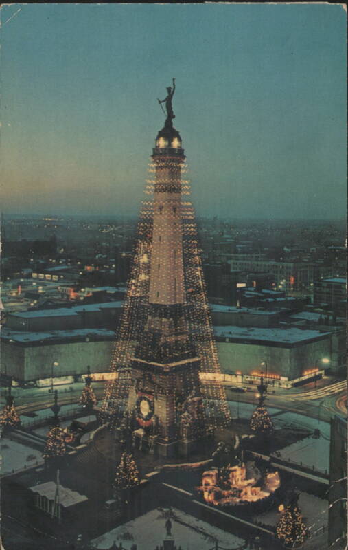 Indianapolis Soldiers & Sailors Monument Christmas Tree