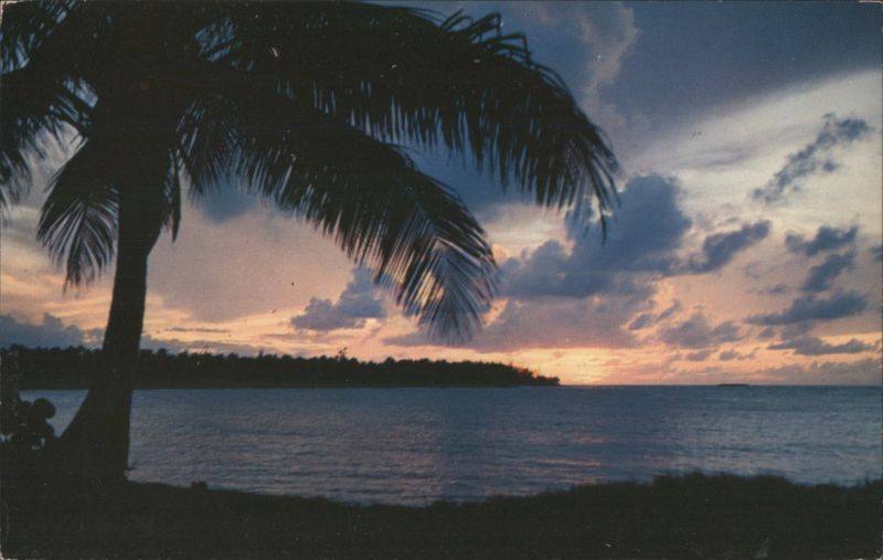 Beautiful Sunset in Puerto Rico, Caribbean Vacationland