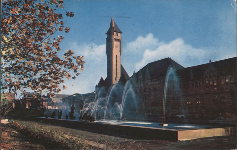 St. Louis Union Station, Aloe Plaza Fountain Missouri