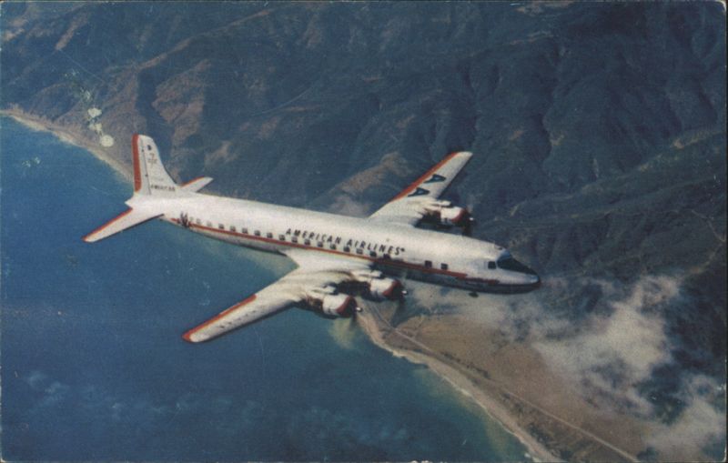 American Airlines DC-7 Flagship Airliner Coast to Coast