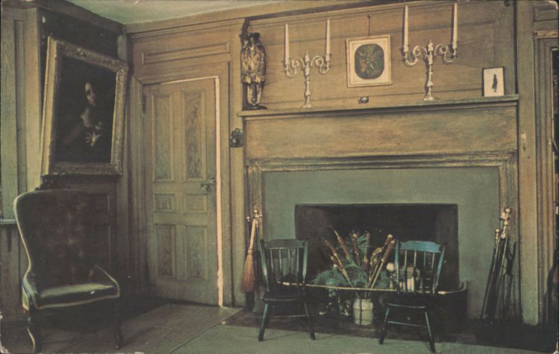The Old Manse Little Parlor, Furnishings since 1846 Concord Massachusetts