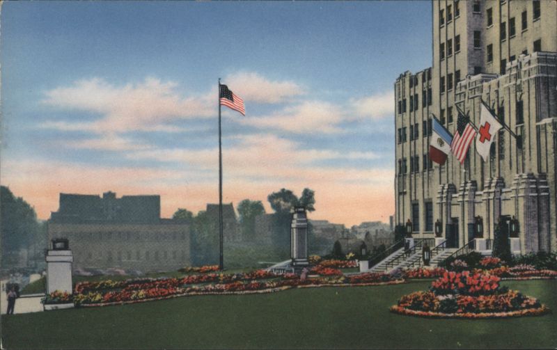 Medical Center, Flags, Garden, Jersey City New Jersey