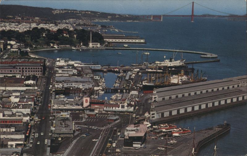 Fisherman's Wharf, Golden Gate Bridge, San Francisco California