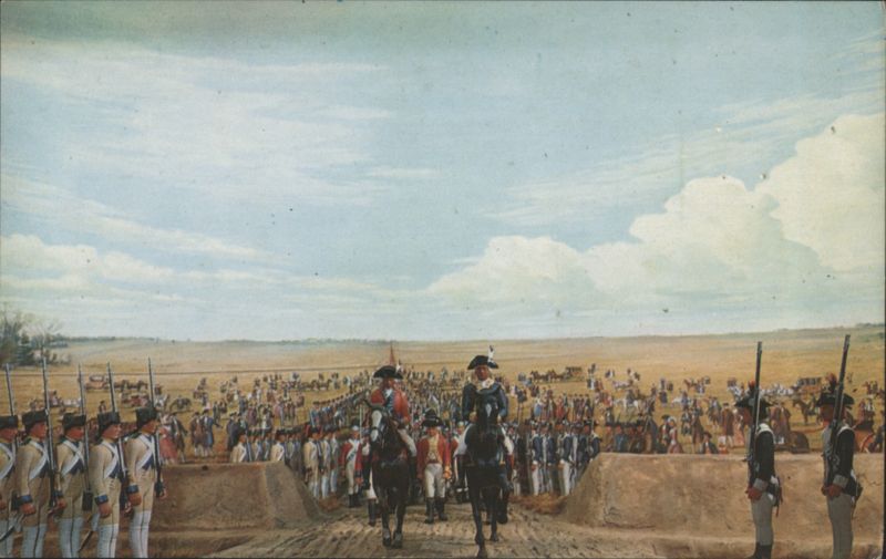 Surrender at Yorktown 1781 Diorama, National Park Service Virginia