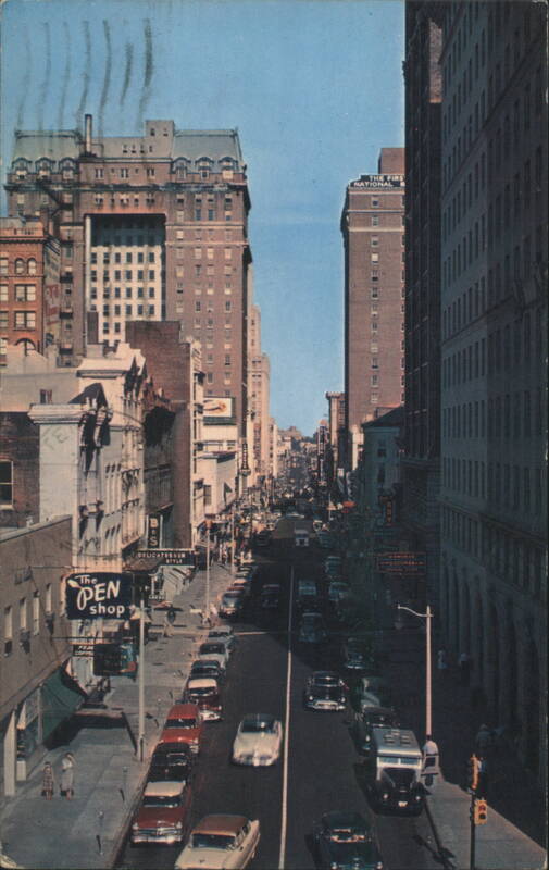 Madison Ave. Looking East, Memphis, TN Tennessee