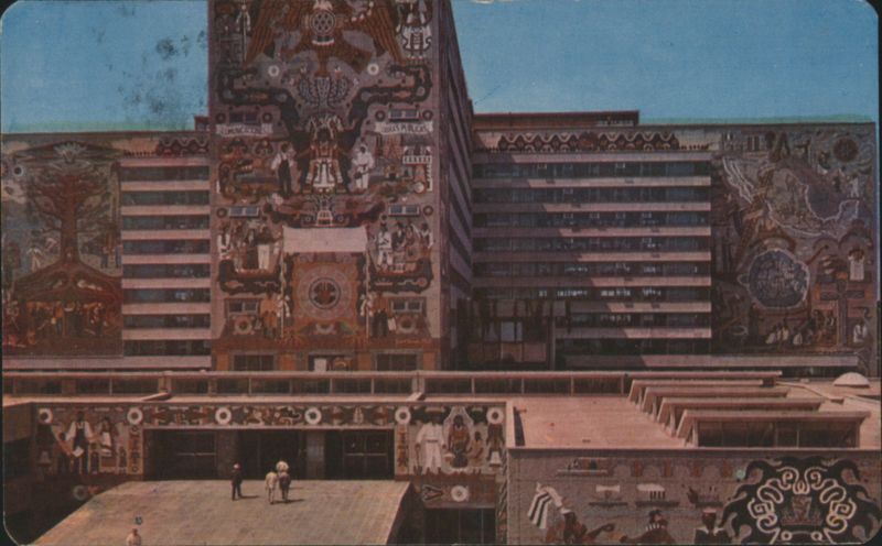 Murals in Natural Stone, Communications Building Mexico City