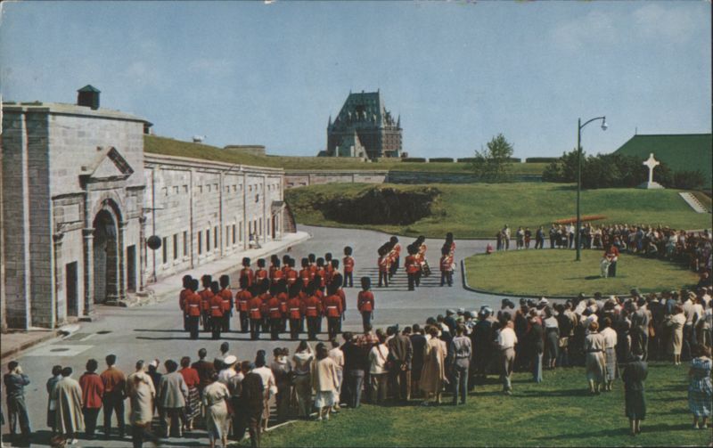 Royal 22e Régiment Changing of Guard, La Citadelle, Quebec QC Canada