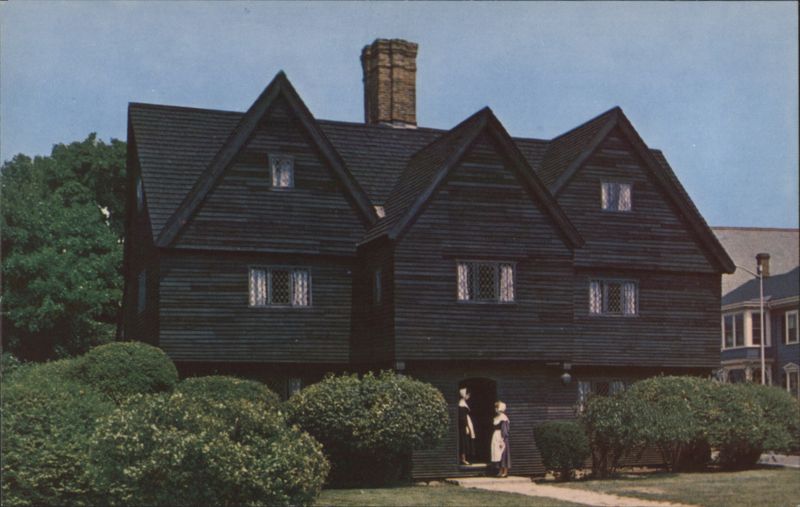 The Witch House, Built 1642, Salem Massachusetts Henry Cobb Shaw