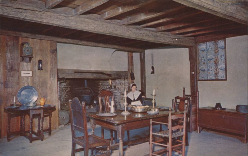 The Witch House Kitchen & Fireplace, Salem, MA Massachusetts