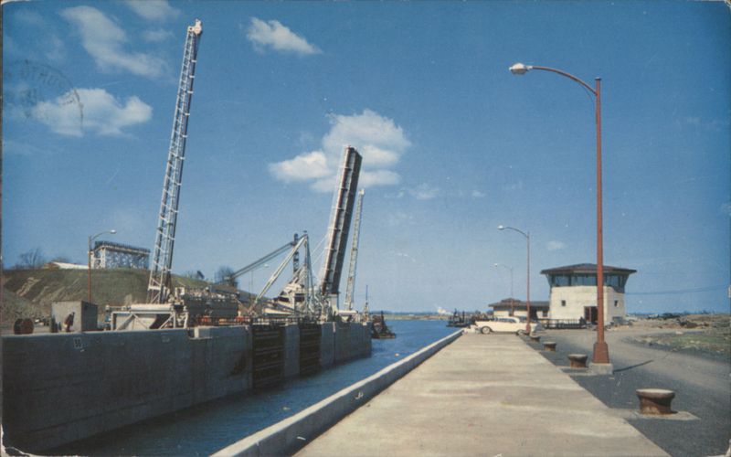 New Lock on St. Lawrence Seaway at Iroquois, ON Canada