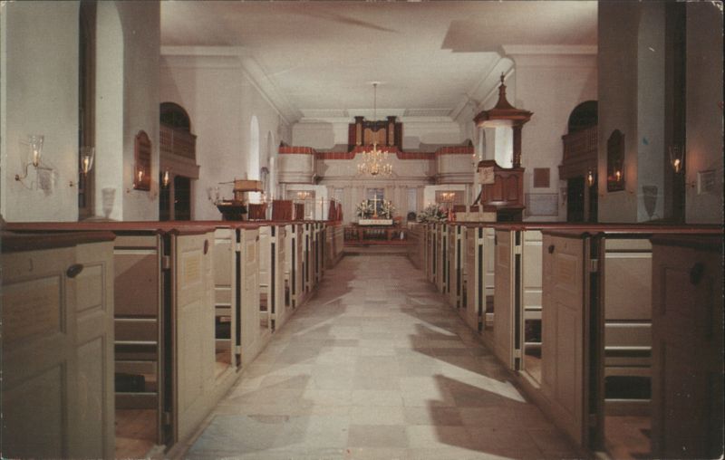 Bruton Parish Church Interior, Williamsburg, VA Virginia