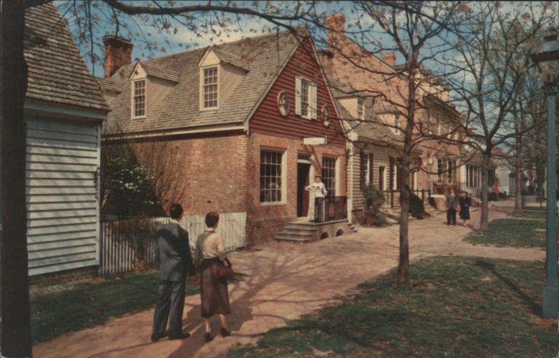 The Margaret Hunter Shop and The Golden Ball, Williamsburg Virginia