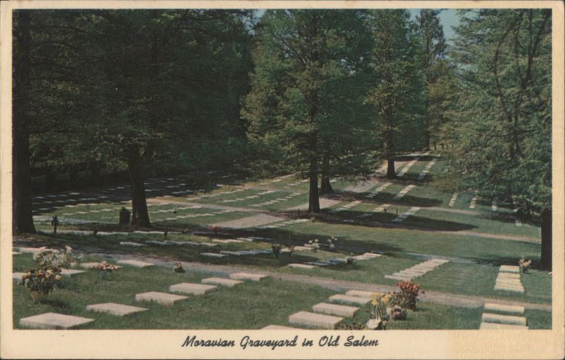 Moravian Graveyard, Old Salem, Winston-Salem, NC North Carolina