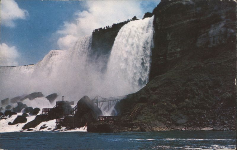 Bridal Veil Falls Close-Up, Niagara Niagara Falls New York