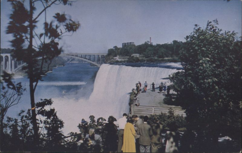 American Falls, Rainbow Bridge, Niagara Falls New York