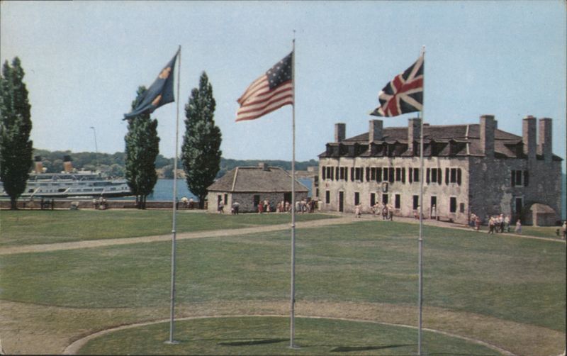 Historic Flags, Old Fort Niagara, Youngstown, NY New York