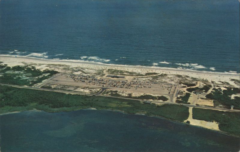 Aerial View of Island Beach State Park New Jersey