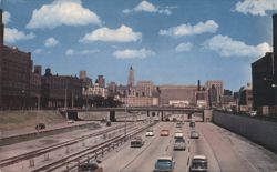 New Congress Street Expressway, U.S. Post Office Postcard