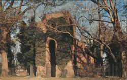 Jamestown Church Tower, 1639, Virginia Postcard