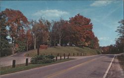 Bean Blossom Overlook, Brown County, Indiana, Autumn Postcard