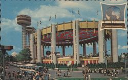 New York State Exhibit, Tent of Tomorrow, New York World's Fair Postcard