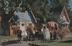 Storytown U.S.A. Cinderella's Pumpkin Carriage Fantasy Postcard