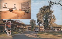 Penn-Wells Motel, Rooms, Pool, Wellsboro, PA Postcard
