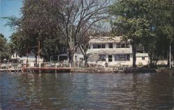 Dorn's Cottages, Buckeye Lake, Waterfront View Postcard