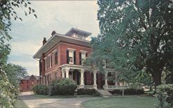 Morgan-Manning House, Italianate Design, Brockport, NY Postcard