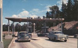 New York State Thruway Exit 21 Toll Booth, Catskill Postcard