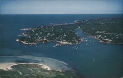 Air View Annisquam, Cape Ann Postcard