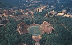 UNC Chapel Hill Campus Aerial View, Kenan Stadium Postcard