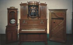 Wurlitzer Banjo, Hupfeld Violano, Wurlitzer Harp, Sarasota FL Postcard