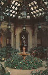 Palm Court, Biltmore House, Biltmore Estate, Asheville Postcard