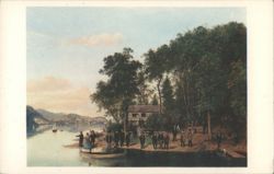Otsego Lake Three Mile Point Cooperstown NY Chrome Postcard Postcard