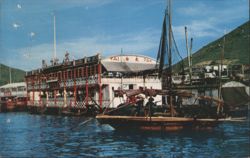 Tai Pak Floating Restaurant, Aberdeen Postcard