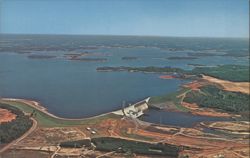 Lake Norman & Cowans Ford Dam, "The Inland Sea" Postcard