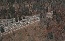 Newfound Gap Aerial View Autumn Colors US 441 Postcard