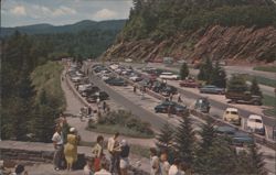 Parking Place at Newfound Gap, Great Smoky Mountains NP Postcard