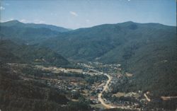 Air View of Gatlinburg, Great Smoky Mountains National Park Postcard