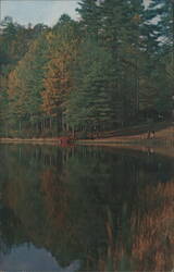 Kanuga Lake Reflection, Kanuga Conference Center Postcard