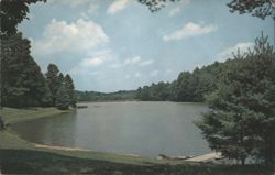 The Lake at Kanuga, Episcopal Conference Center Postcard