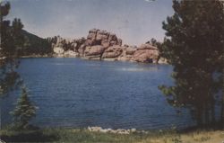 Sylvan Lake in the Black Hills Postcard
