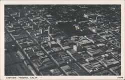 Airview, Fresno, California Postcard