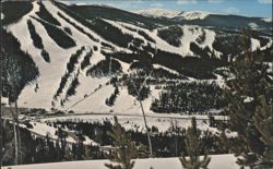 Winter Park Ski Area, U.S. Highway 40, Colorado Postcard