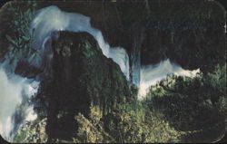 Upper Falls at "THE INN" at Buck Hill Falls Postcard