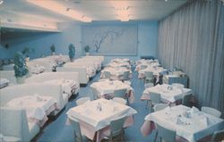 The Airport Restaurant & Lounge McCarren Field Postcard