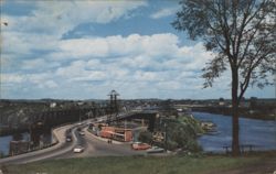 Reversing Falls Bridge, Saint John, NB Postcard